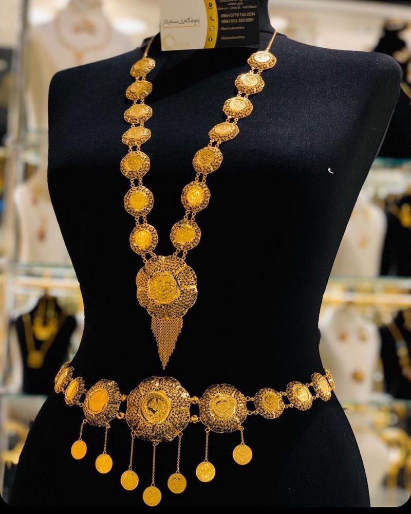 Timeless Coin Necklace & Belt Set